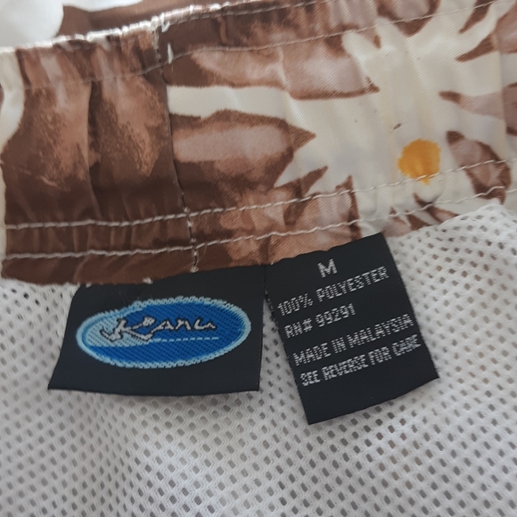 Kanu Men's Trunk Short Size M white/brown - Picture 4 of 7